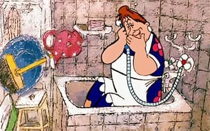 Я бы у тебя в ванне обязательно бы попробовал позвонить;)