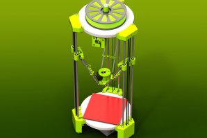 для этого существую принтеры трехосные типа Дельта.