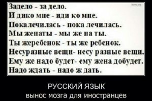 Сидит, стоит или лежит? Почему иностранцы считают Русский язык сложным