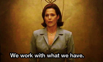 "Работаем с тем, что есть" (с)