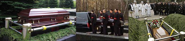 Ну не знаю, право. Мне кажется с доставкой до кладбища проблемы могут быть, да и может не войти в яму...