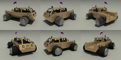 Вездеход-амфибия "Носорог / The Rhino" 1954