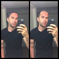 Имхо, тут еще и очки были... Не только кепарь