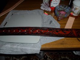 С этим намучился - детализированный рисунок. Но получилось добротно )) Ушел с молотка за 200$.