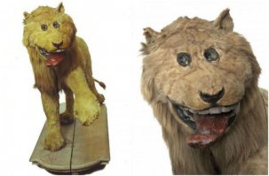 Поскольку местный таксидермист никогда льва не.... видел, судя по чучелу