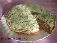 Печёночный торт.