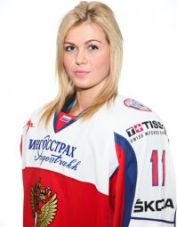 Вратарь нашей хоккейной сборной Анечка Пругова ничем не хуже!))