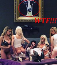 Девушка пародирует сексистские фото миллионера-бабника