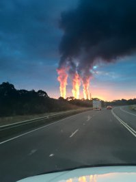 Трубы горят.