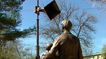 Памятник Левитану во Владимире