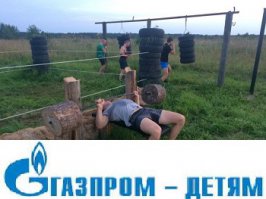 Самодельная спортивная площадка в деревне