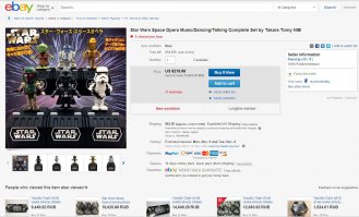 Вот полный комплект. Дорогое удовольствие.
В ролике совмещён комплект из 5-ти штурмовиков и одного Дарта Вейдера.