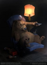 Медведь съел нашего кота?!!! )))