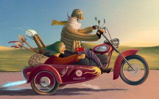 Я нашу старость представляю так =)