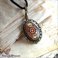 Моя подруга делает подобные украшения в стимпанк. Надо обращайтесь) Правда до конца месяца заказов не будет, на выставку надо ехать:)