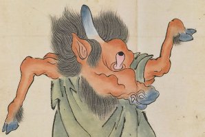 С коровой все верно. Если спать сразу после еды, станешь коровой, но не такой, как на рисунке, а такой вот: