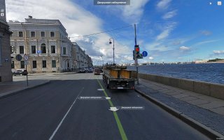 Вот как выглядели светофоры со стороны стукнувшего: