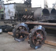 Внедорожные колеса для железной дороги: