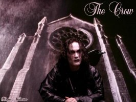 Брендон Ли. Погиб на съемках этого легендарного фильма.