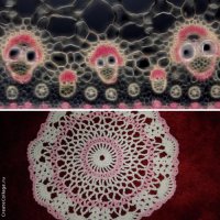 Бабушкина салфетка в многократном увеличении (из серии "Бабушка психанула")