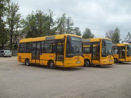 На родине (В латвийской глубинке) уже пару лет как сменили маршрутки на такие. До этого были форды вроде бы, но тоже в очень хорошем состоянии.