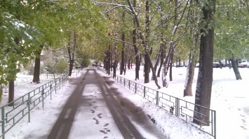 В Москве уже был, не очень много, зато с метелями)