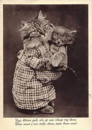 Очень много фото с кошками конца 19 начала 20 века.Открытки, первые кошачьи выставки, жанровые фото и т д. Масса известных и великих людей с питомцами... Так жалко, что ретро- кошки выходят такими усеченными, хоть и регулярно.