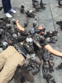 Он же задолбается потом отстирываться и отмываться.