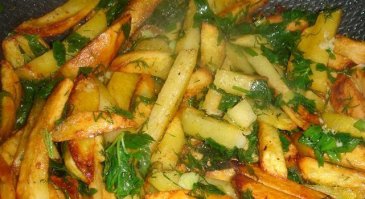 Вот правильная жаренная картошка , а чипсы это херня какая то