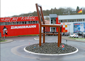 вот у нас тоже у мебельного магазина стоит.