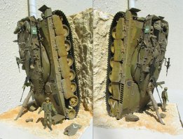 Меркава походу самая крутая тачка. Моделисты от её переворотов просто прутся.