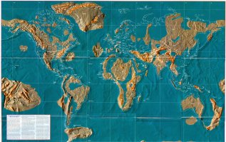 Физическая карта мира наших внуков