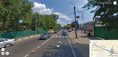 На следующем светофоре.