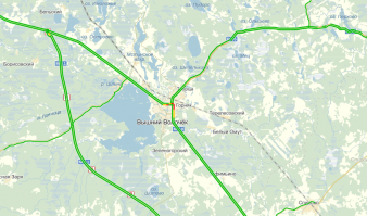 В Вышнем Волочке автомобильная пробка не пересыхает последние лет десять - пятнадцать. Ибо трасса Москва -Питер идёт через город. Специально открыл Яндекс-карты. Вся трасса свободна, а в Волочке - пробка.