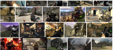 Очень много игр - стрелялок!!!  Может нас к войне готовят???