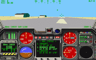 LHX.
Странно, что пропущено. Играл на ЕС-1842 в 91-м. Графика была покруче всяких там марио. А год!