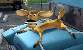 Новости дня:
"В Красноярске олень выскочил из леса, зацепился рогами за троллейбусные провода и побежал по 16-му маршруту..."