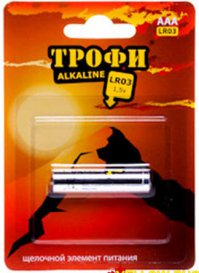 Давно пользуюсь недорогими элементами и аккумами Трофи. Что о них скажете? 
 ЗЫ. Где-то лет 10 назад был тест элементов, вывод был следующий: по соотношению цена/емкость/ток отдачи лидировали брендированные китайцы, а не разные там Дюраселлы и Энерджайзеры. Думаю, с того времени ничего не изменилось, и тест это еще раз показывает.