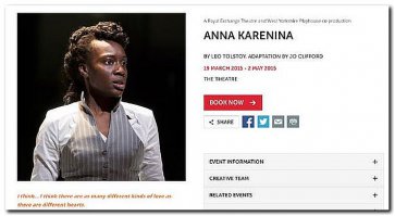 Анна Каренина уже не та...
Теперь нужно, чтоб Нельсона Манделу сыграл белый.