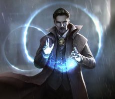 А гугл уже отменили? 
Доктор Стефан Винсент Стрэндж (англ. Doctor Stephen Vincent Strange), более известный как Доктор Стрэндж (англ. Doctor Strange) — персонаж комиксов издательства Marvel Comics; супергерой, обладающий магическими силами. Бывший нейрохирург Стрэндж является Верховным Магом Земли, основным защитником планеты от мистических угроз.