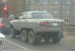 Легковые автомобили на больших колесах