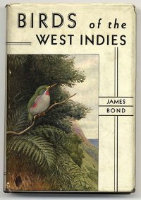 Более того, на Кубе (в фильме "Умри, но не сейчас") Броснан тырит у агента книжку "Birds of the West Indies" by James Bond (собственно говоря, в честь автора которой он и был назван), а потом представляется Хэлли Берри орнитологом )))
Можно купить на Амазоне (книжка переиздается до сих пор - в фильме, кстати, современное издание) :)