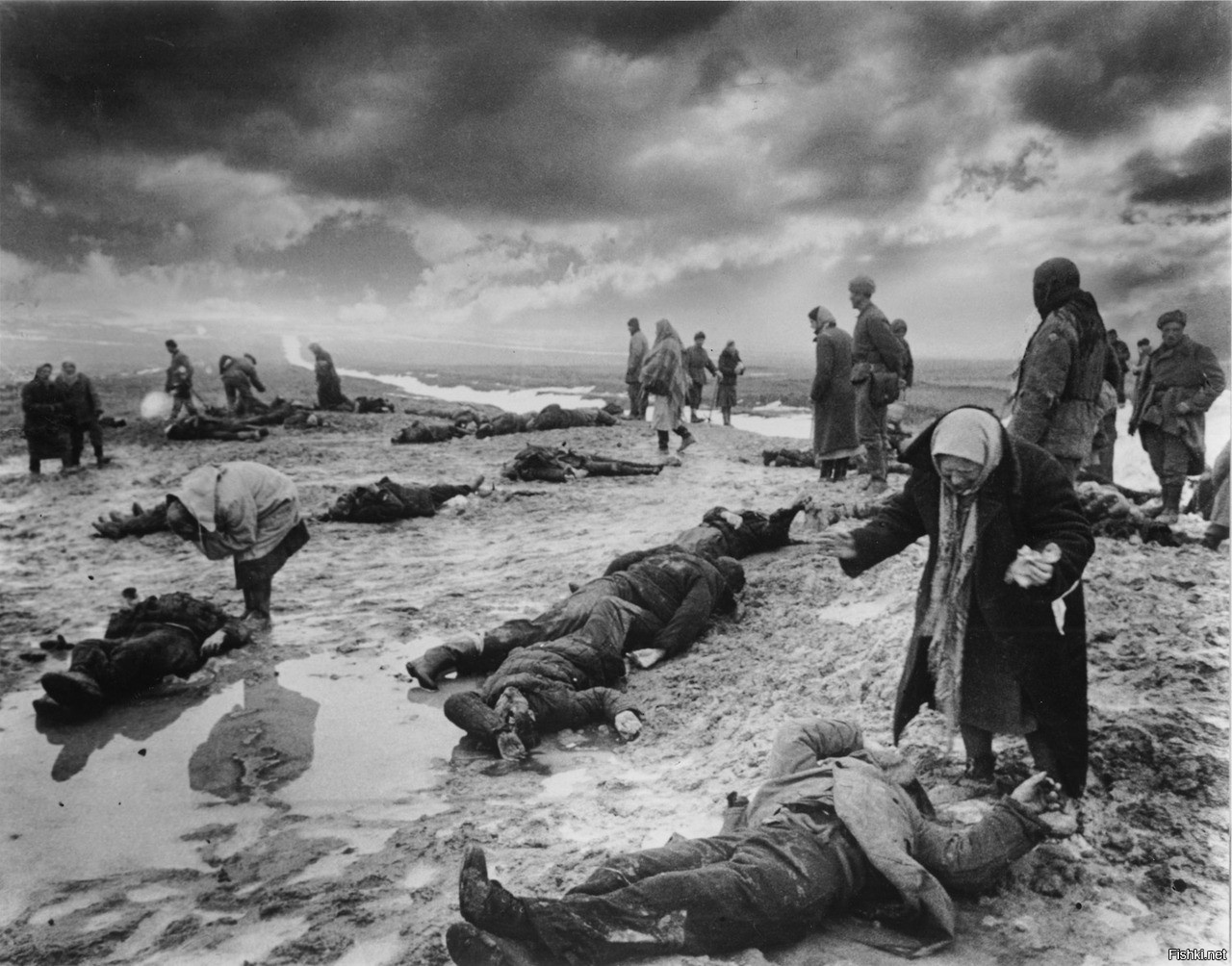 Самая сильная и тяжёлая фотография в подборке...Я это даже просто видеть бы не смог, не то что фотографировать. Такие кадры надо дать посмотреть многим "человекам", особенно тем, кто поддерживает и одобряет взаимное истребление людей. Может, хоть что-то у них внутри шевельнется.