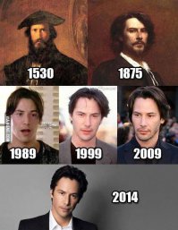 За Киану Ривза лажа. Он никогда не был маленьким.