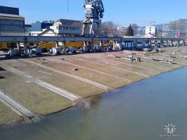 Спуск нового судна на воду