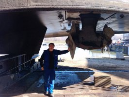 Спуск нового судна на воду