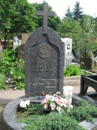 В сети данные о дате рождения разнятся. Думаю, на могиле всё правильно написано.
 Ролан Быков
12.10.1929 - 6.10.1998