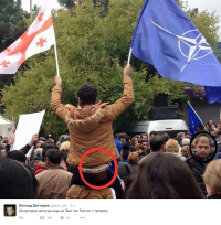 Походу запалили