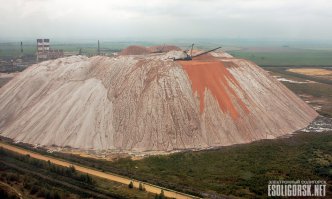 Беларусь, город Солигорск, свалки отходов больше чем германии.