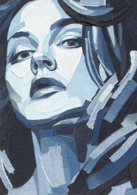 Хороший пост +

А на картинках коллажи из джинсовой ткани британского художника Яна Берри